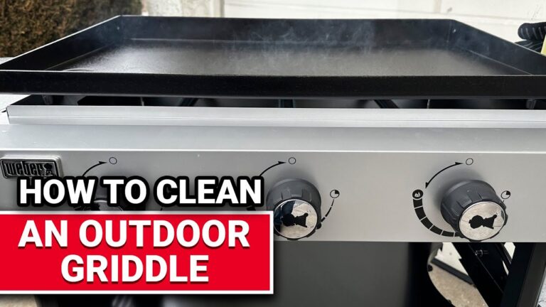 How To Clean A Weber Griddle